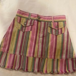 Girls skirt with short. material stretch cotton. Very good condition.